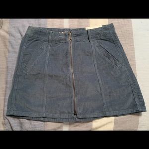 American Eagle Blue Corduroy Skirt - Size 8